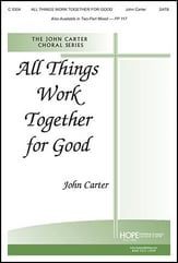 All Things Work Together for Good SATB choral sheet music cover